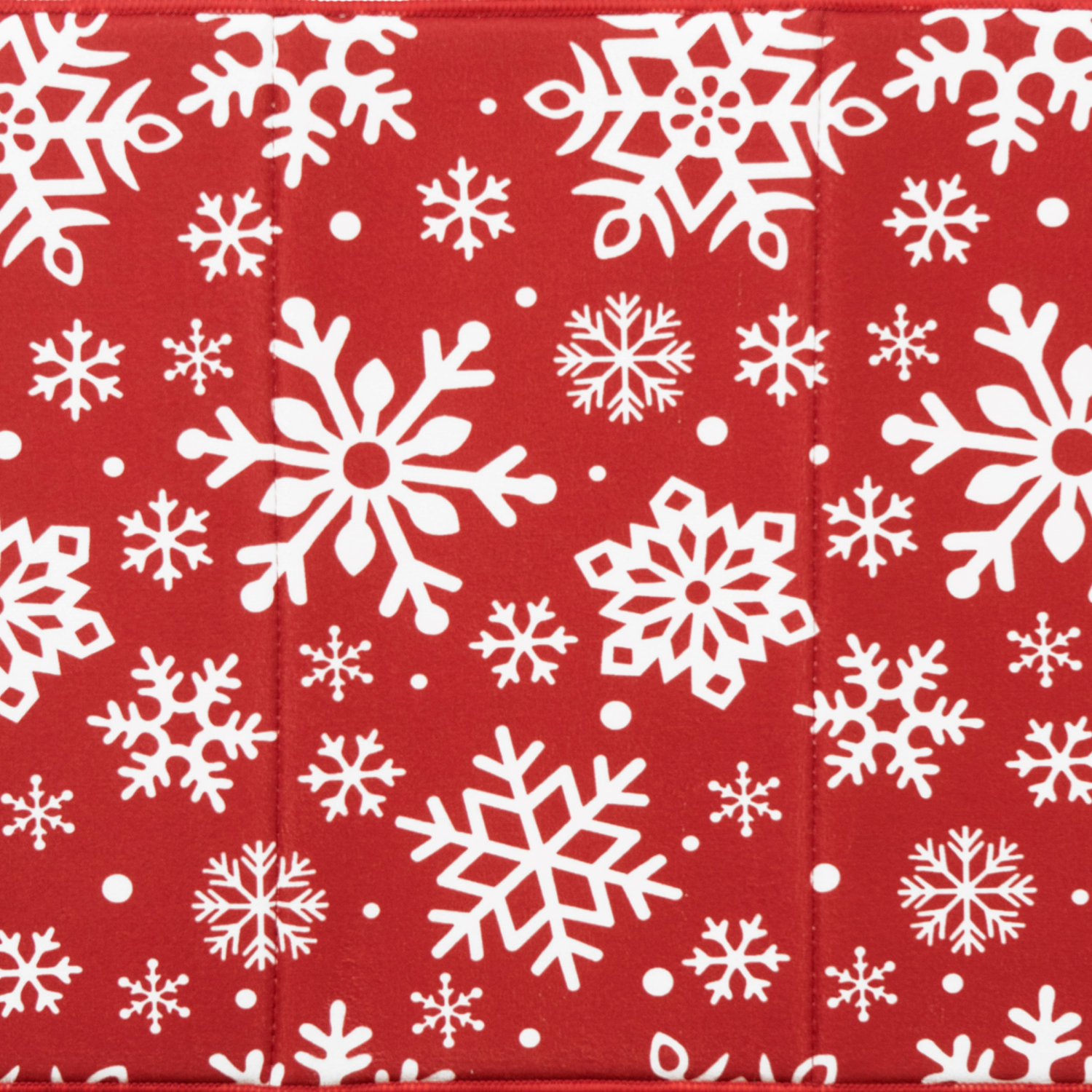 slide 2 of 2, December Home Red Falling Flakes Dish Drying Mat, 14 In X 21 In, 12 qt