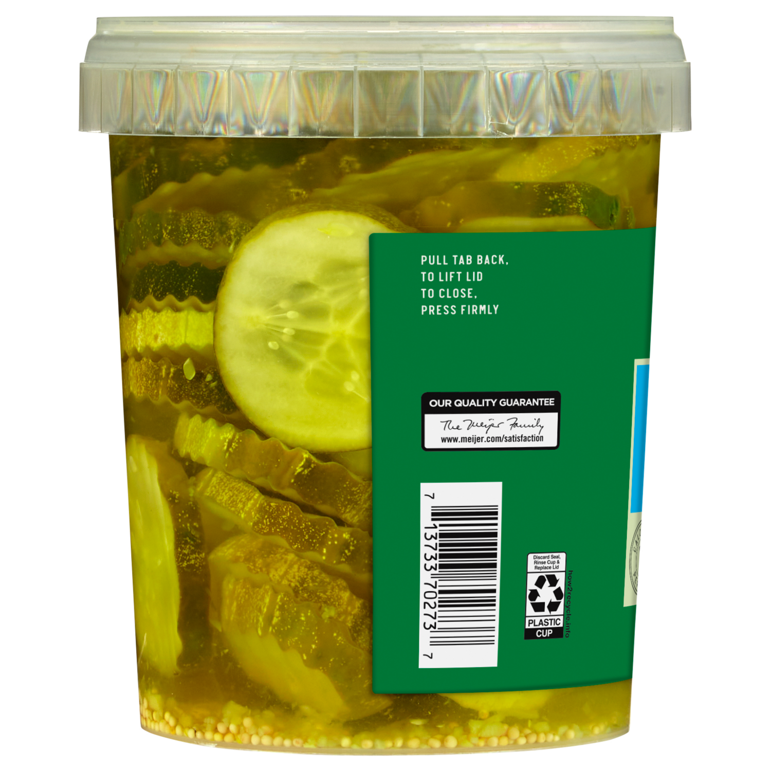 slide 3 of 4, Fresh from Meijer Kosher Dill Pickle Chips, 32 oz, 32 oz