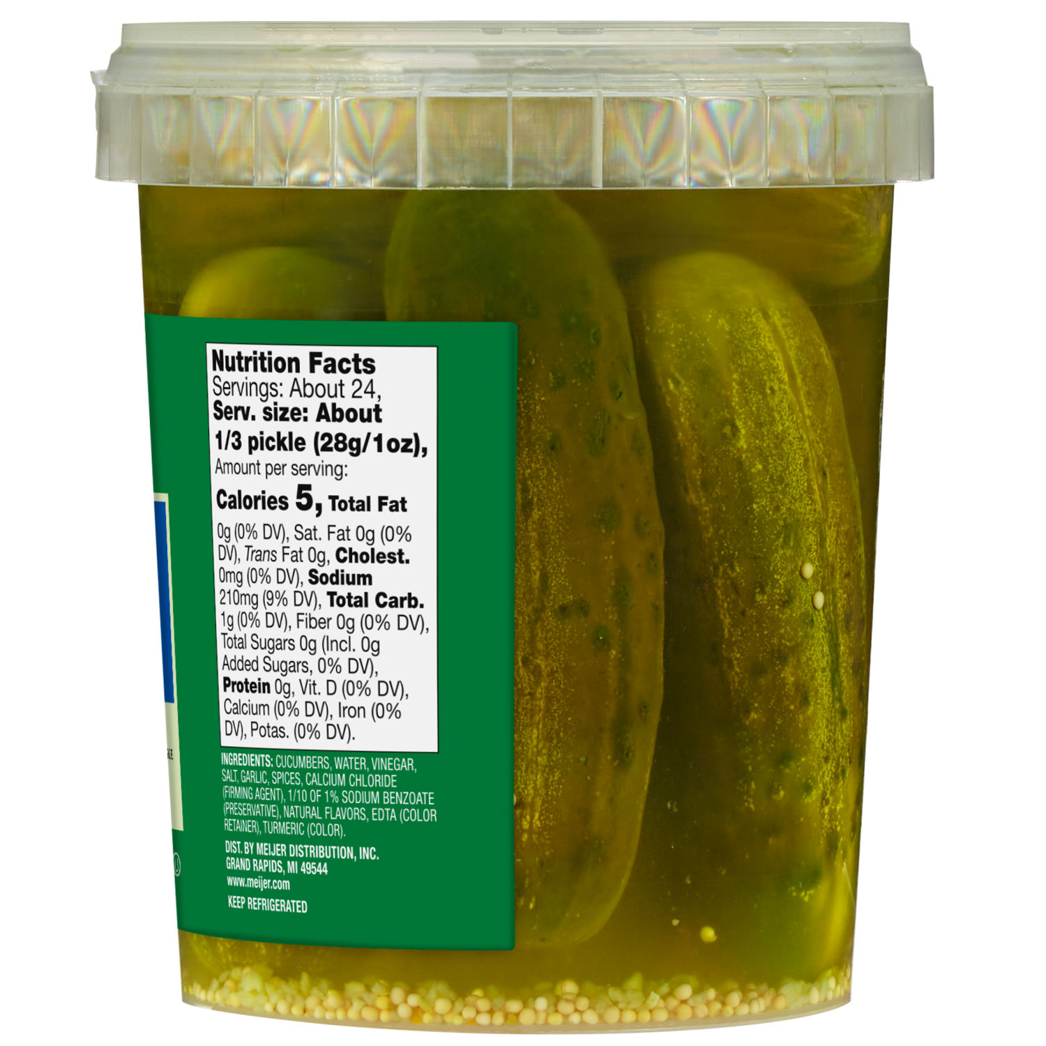 slide 2 of 4, Fresh from Meijer Kosher Dill Pickles, 32 oz, 32 oz