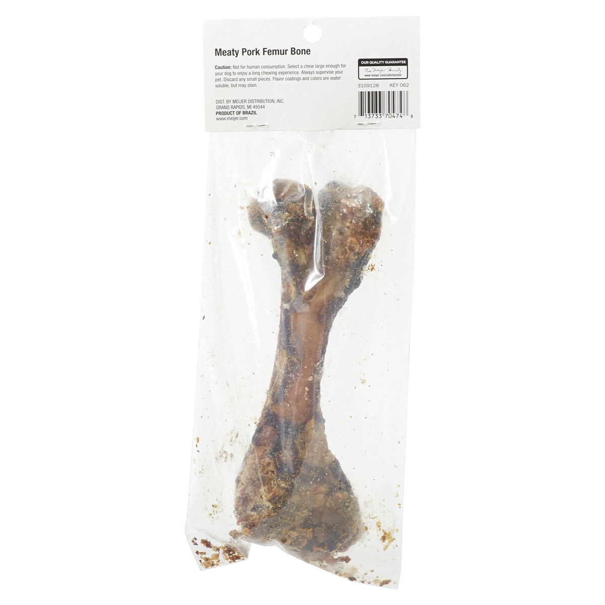 slide 2 of 8, Meijer Main Choice 8" Femur Bone, Meaty Pork, 1 ct