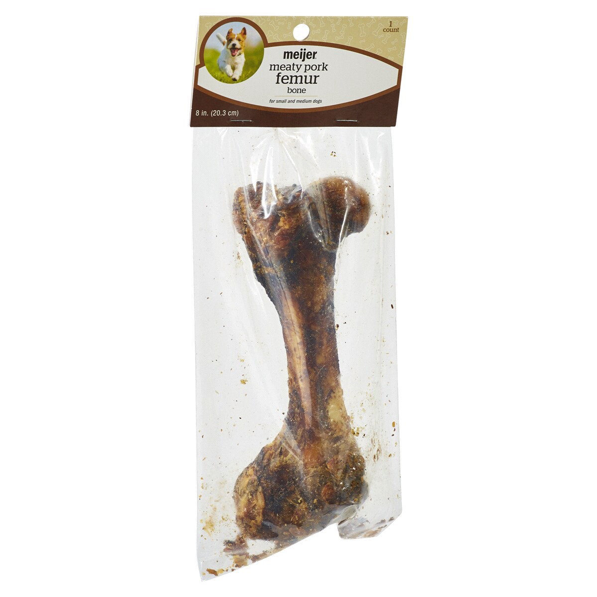 slide 7 of 8, Meijer Main Choice 8" Femur Bone, Meaty Pork, 1 ct