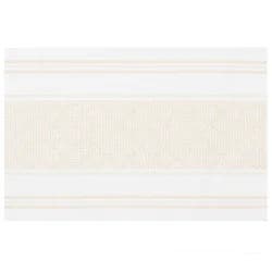 Room & Retreat Diamond Center Stripe Placemat Light Natural, 13 in x 20 in
