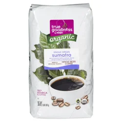 True Goodness Organic Sumatra Whole Bean Coffee - 32 oz