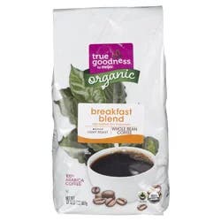 Meijer True Goodness Organic Breakfast Blend Whole Bean Coffee, 32 oz
