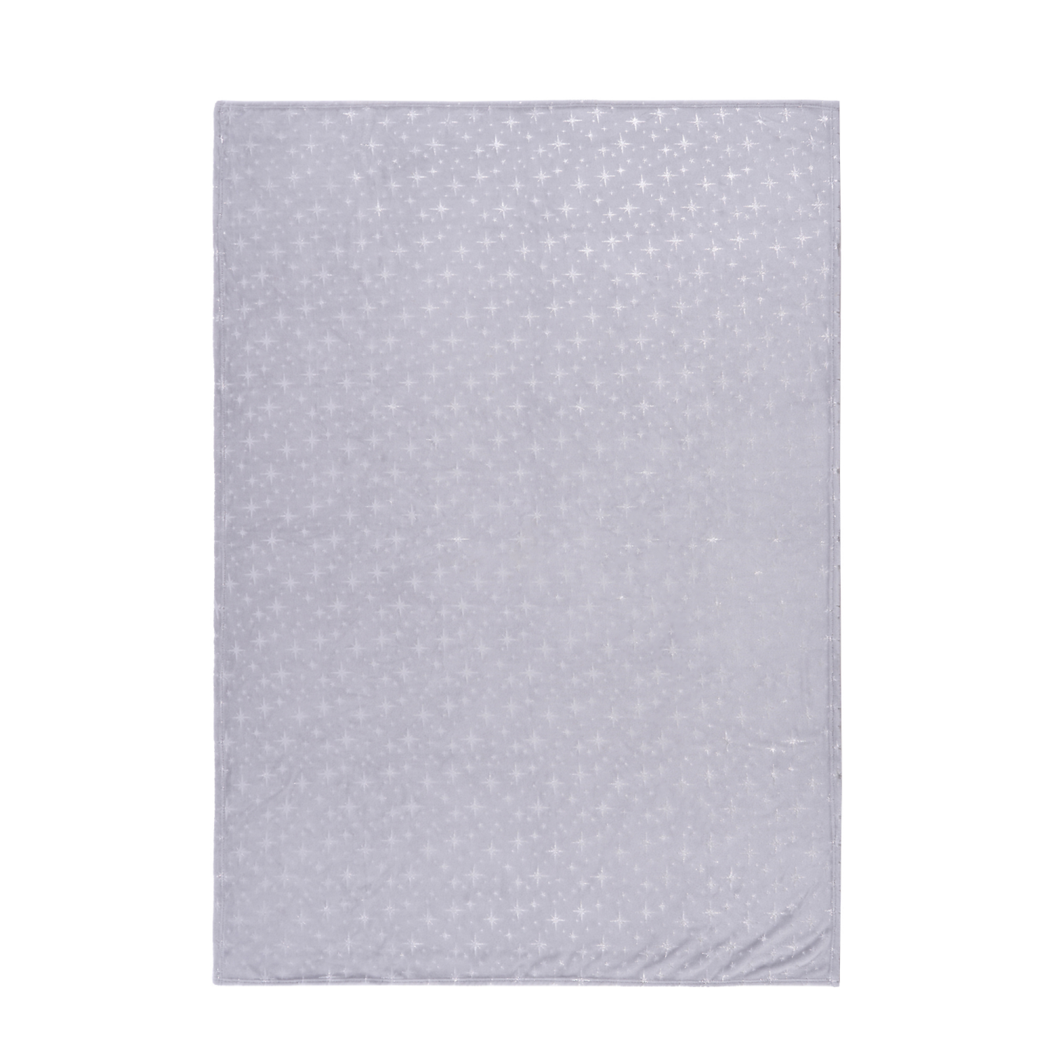 slide 4 of 6, December Home Metallic Star Throw, Grey Silver, 50 In X 70 In, 50 inx70 in