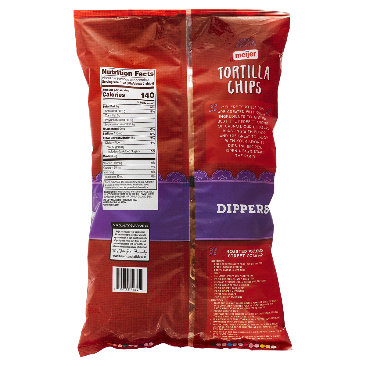 slide 2 of 2, Meijer Dipper Tortilla Chips, 14.5 oz