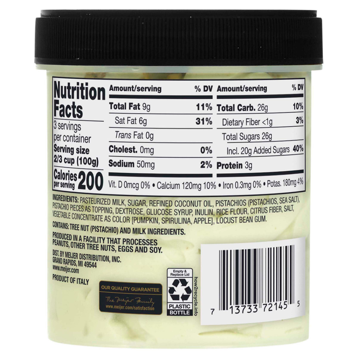 slide 2 of 2, FREDERIKS BY MEIJER Frederik's by Meijer Pistachio Gelato, 16 oz