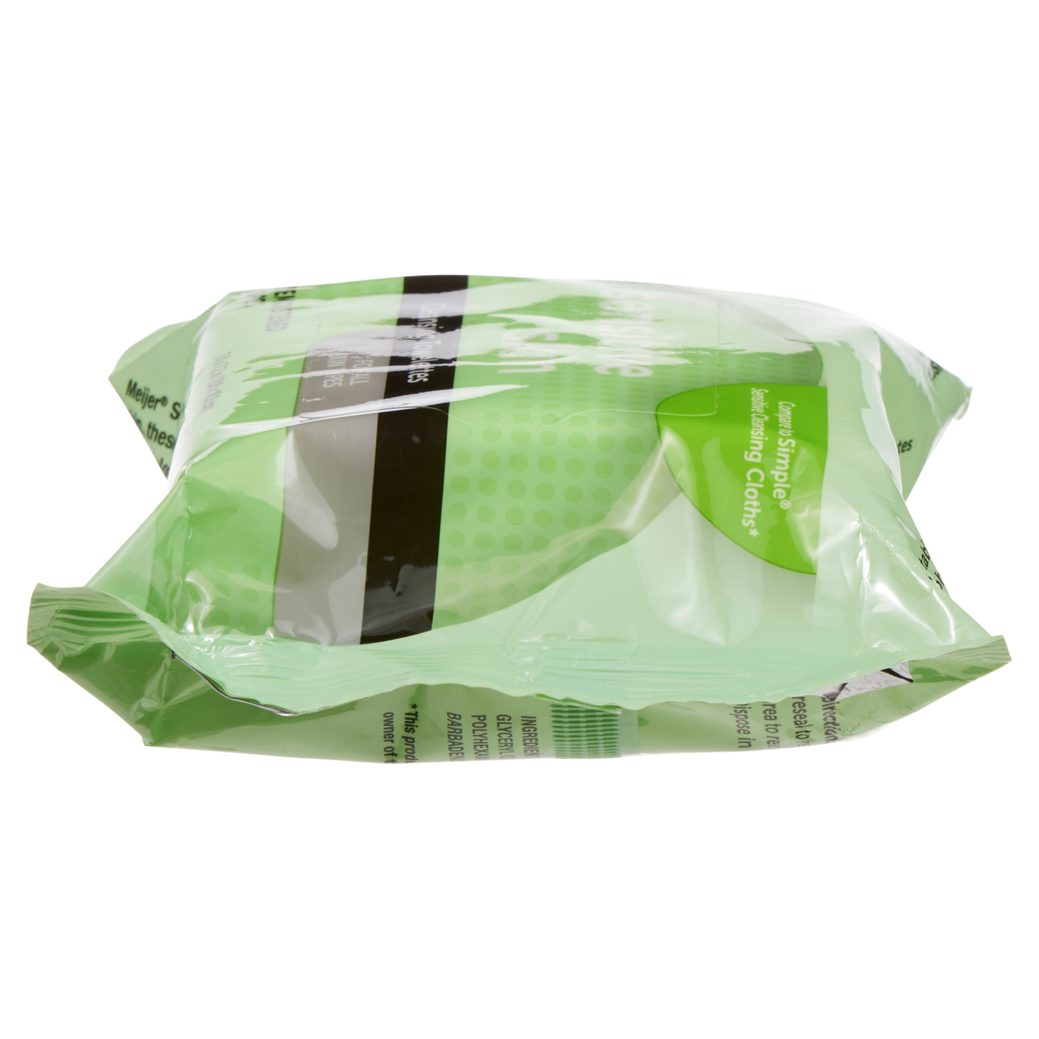 slide 3 of 5, MEIJER MAKEUP RMVR WIPE SENSITIVE, 25 ct