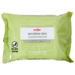 Meijer Makeup Rmvr Wipe Sensitive 25 Ct
