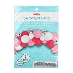 Meijer Balloon Garland Pink