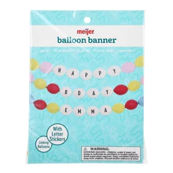 Meijer Linking Balloons Banner