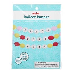 Meijer Linking Balloons Banner