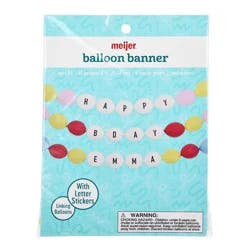 Meijer Linking Balloons Banner