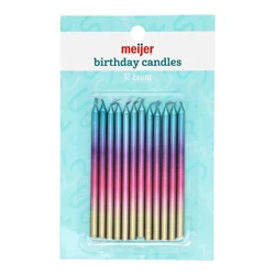 Meijer Birthday Candles Iridescent 12ct