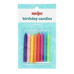 Meijer Birthday Candles Twist 8ct