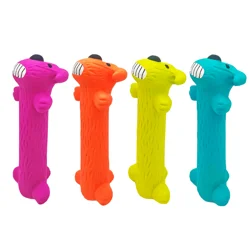 Meijer 6" Mini Latex Loofa Dog Toy In Assorted Colors