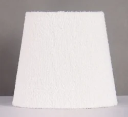 ROOM & RETREAT RR Boucle Tall Mod Drum Shade 9.5" White