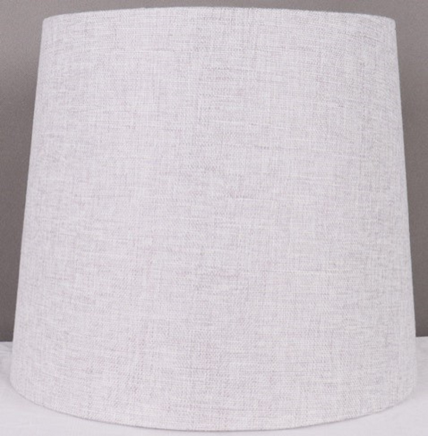 slide 1 of 1, ROOM & RETREAT RR Tall Drum Replacement Shade 15" Grey, 1 ct