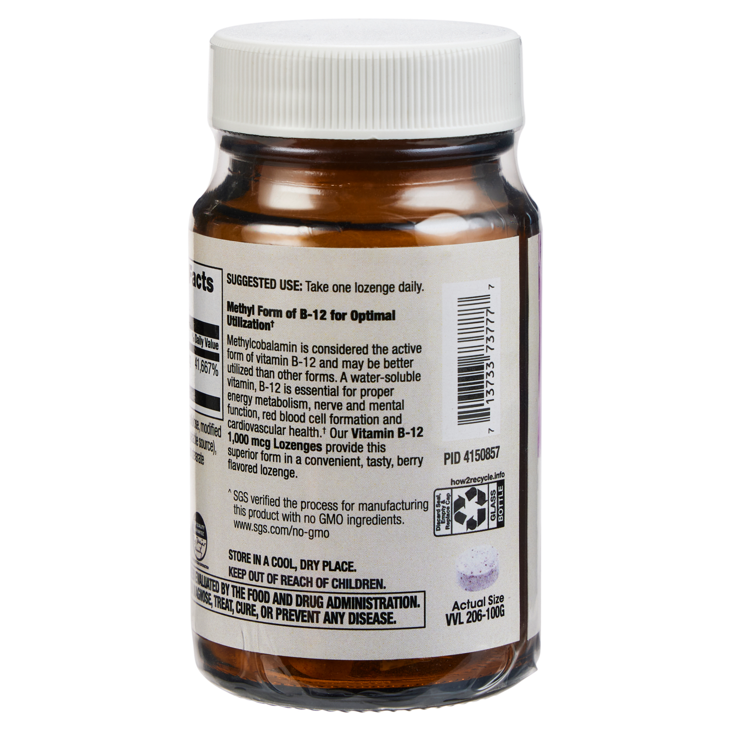 slide 2 of 3, True Goodness Vitamin B-12 1000mcg, 100 ct