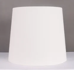 Room & Retreat HOME Mix and Match Linen Hardback Drum Shade, 12.5" x 15" x 13"