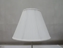 Room & Retreat HOME Mix and Match Shirred Pleat Softback Bell Shade, 8" x 16" x 12"