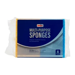 Meijer Multi-Purpose Sponges, 6 Pack