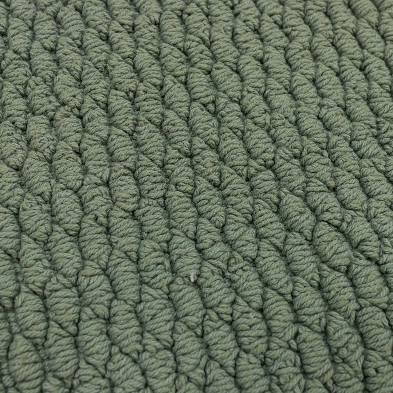 slide 3 of 3, Room & Retreat Cotton Low Loop Bath Rug Green 20" x 34", 1 ct