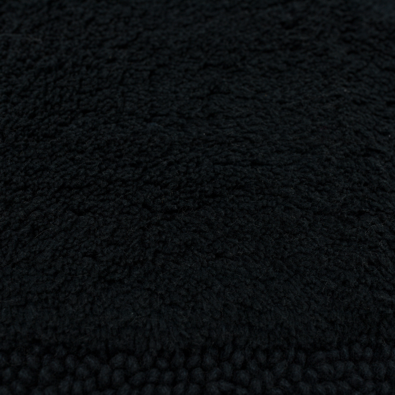 slide 2 of 3, Room & Retreat Cotton Border Bath Mat Black 20" x 34", 1 ct