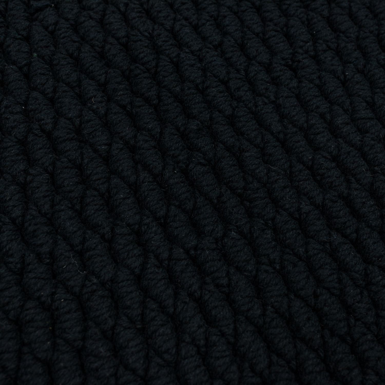 slide 2 of 3, Room & Retreat Cotton Low Loop Bath Rug Black 20" x 34", 1 ct