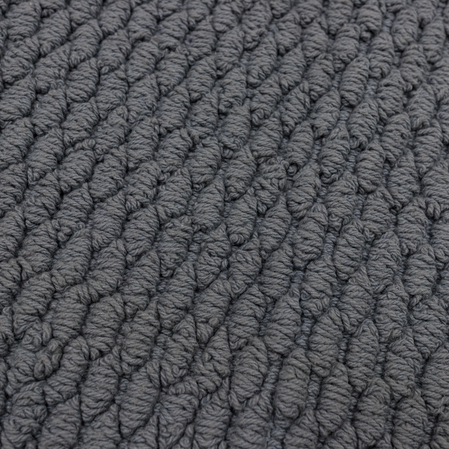 slide 3 of 3, Room & Retreat Cotton Low Loop Bath Rug Dk Gray 17" x 24", 1 ct