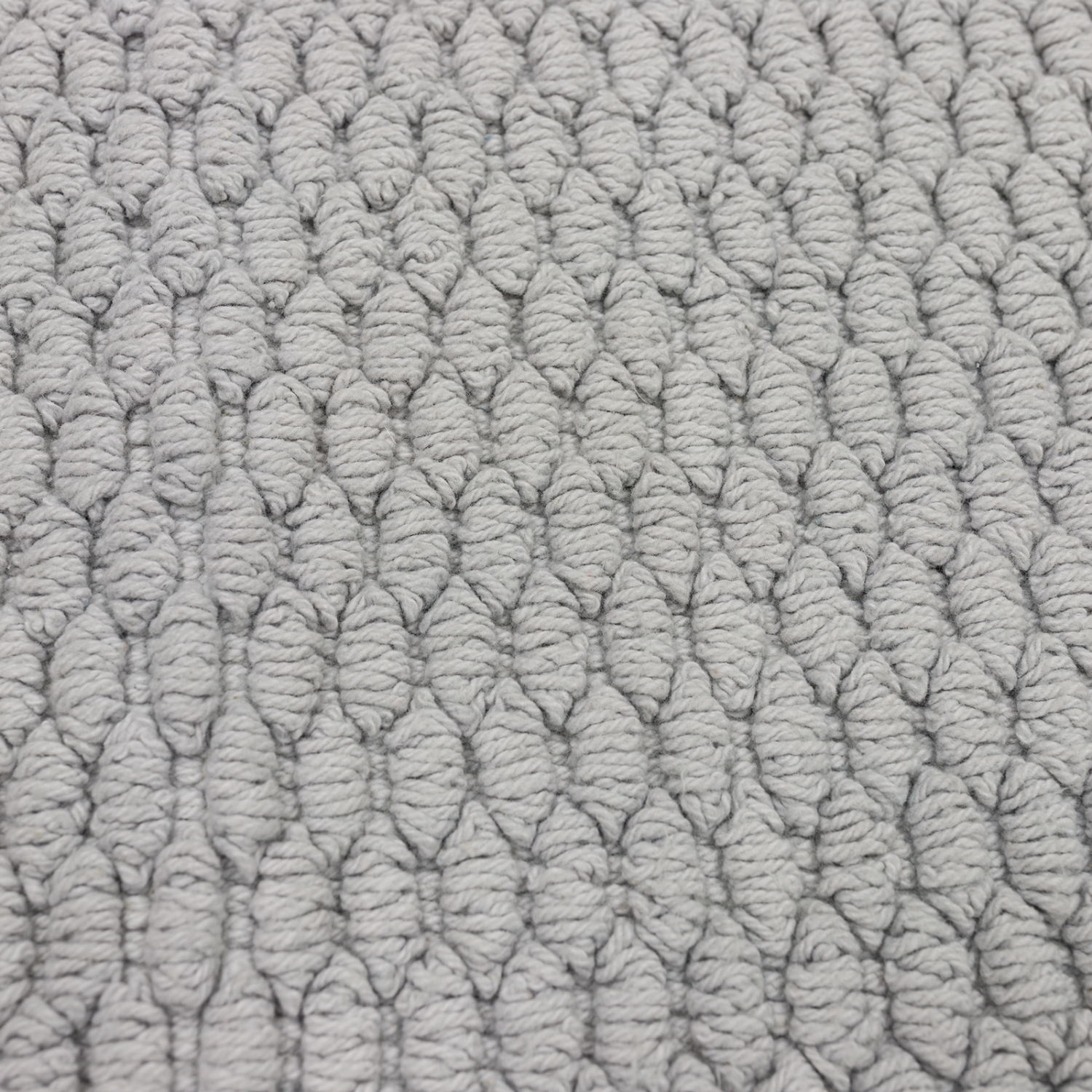 slide 3 of 3, Room & Retreat Cotton Low Loop Bath Rug Lt Gray 17" x 24", 1 ct