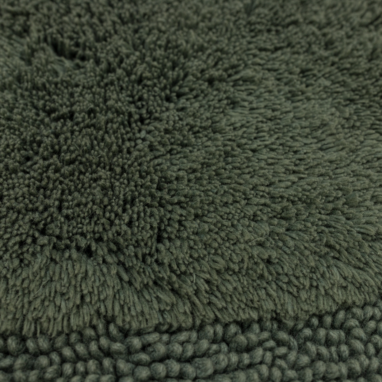 slide 3 of 3, ROOM & RETREAT Room $ Retreat Cotton Border Bath Mat Green 24" x 40", 1 ct