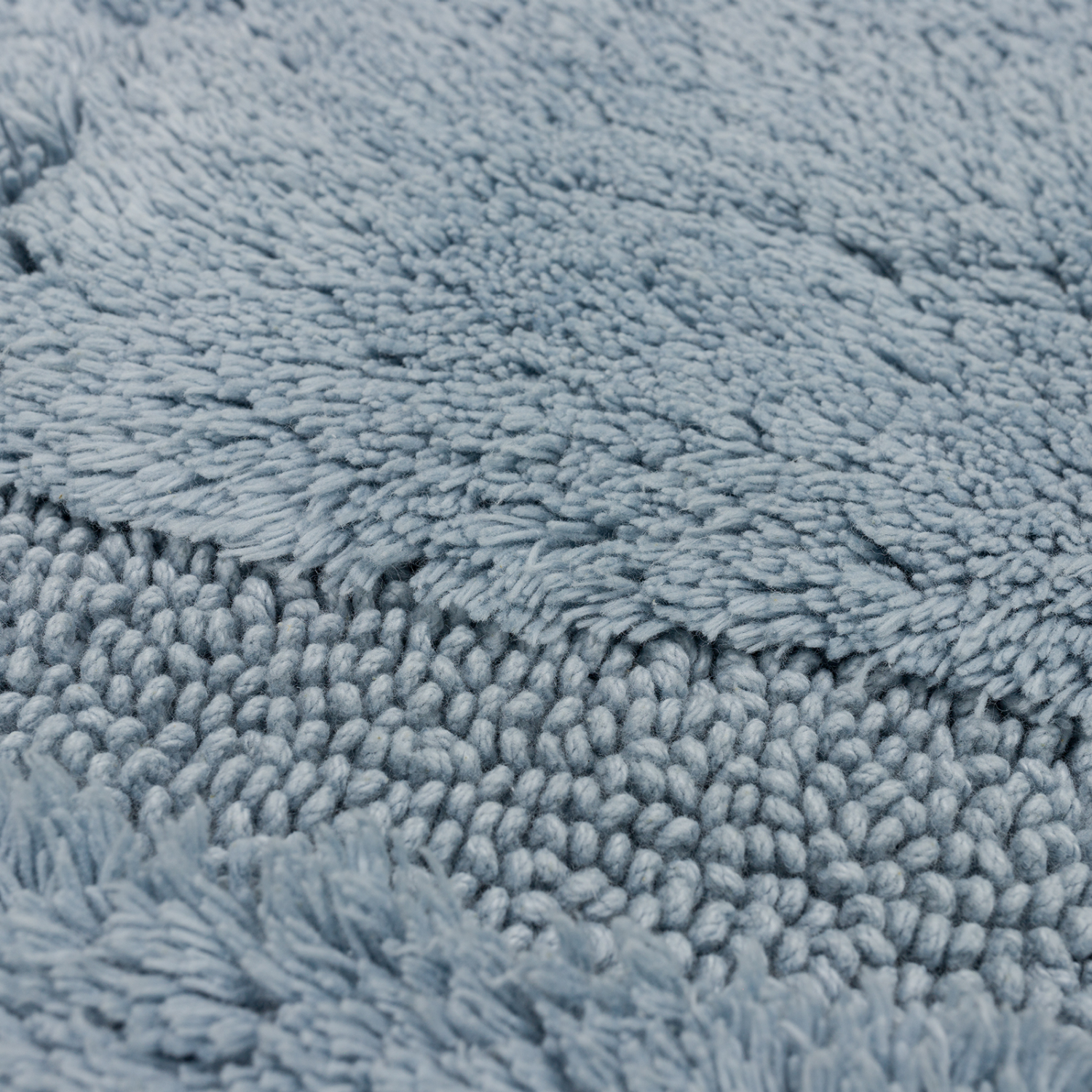 slide 3 of 3, Room & Retreat Cotton Border Bath Mat Lt Blue 20" x 34", 1 ct