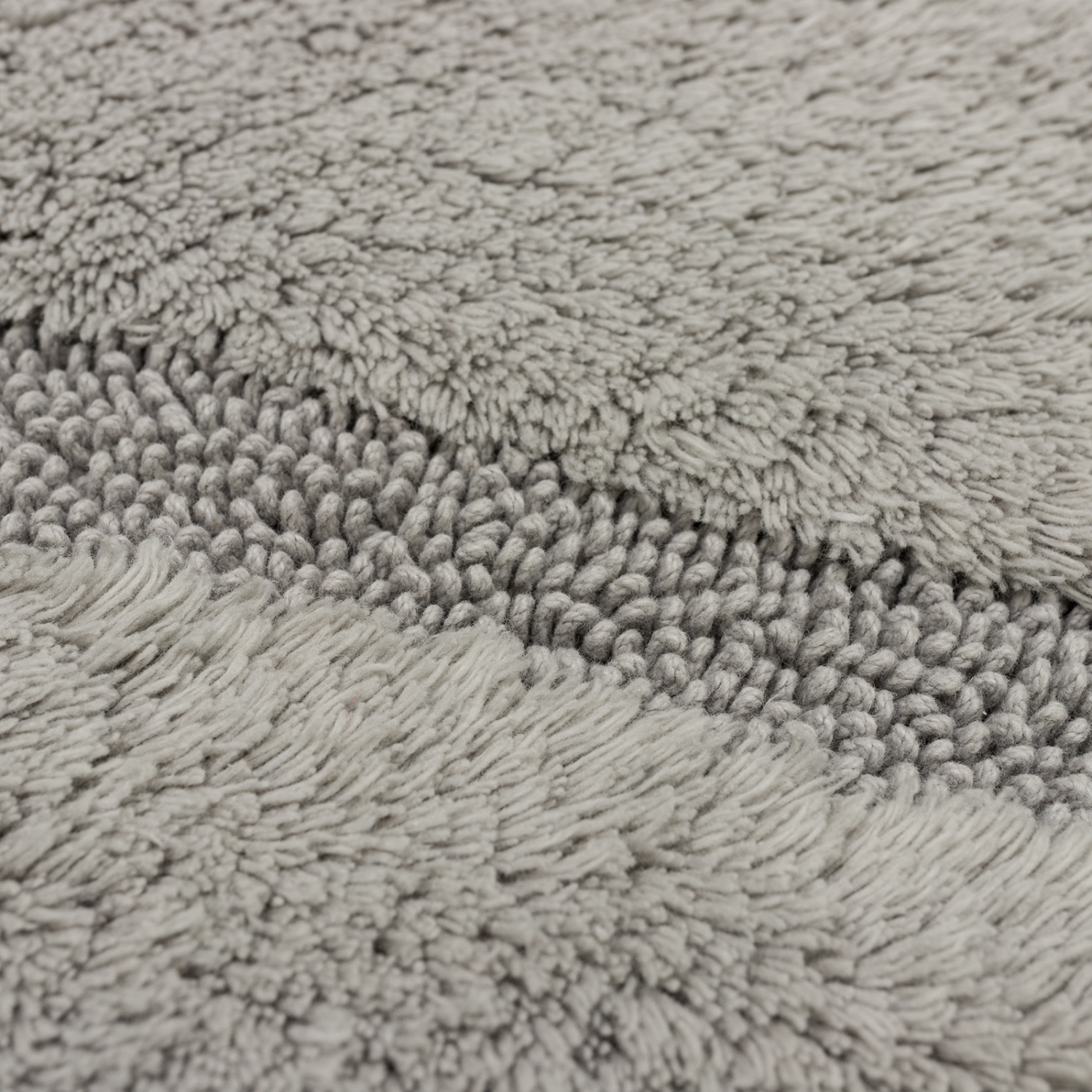 slide 3 of 3, Room & Retreat Cotton Border Bath Mat Lt Grey 20" x 34", 1 ct