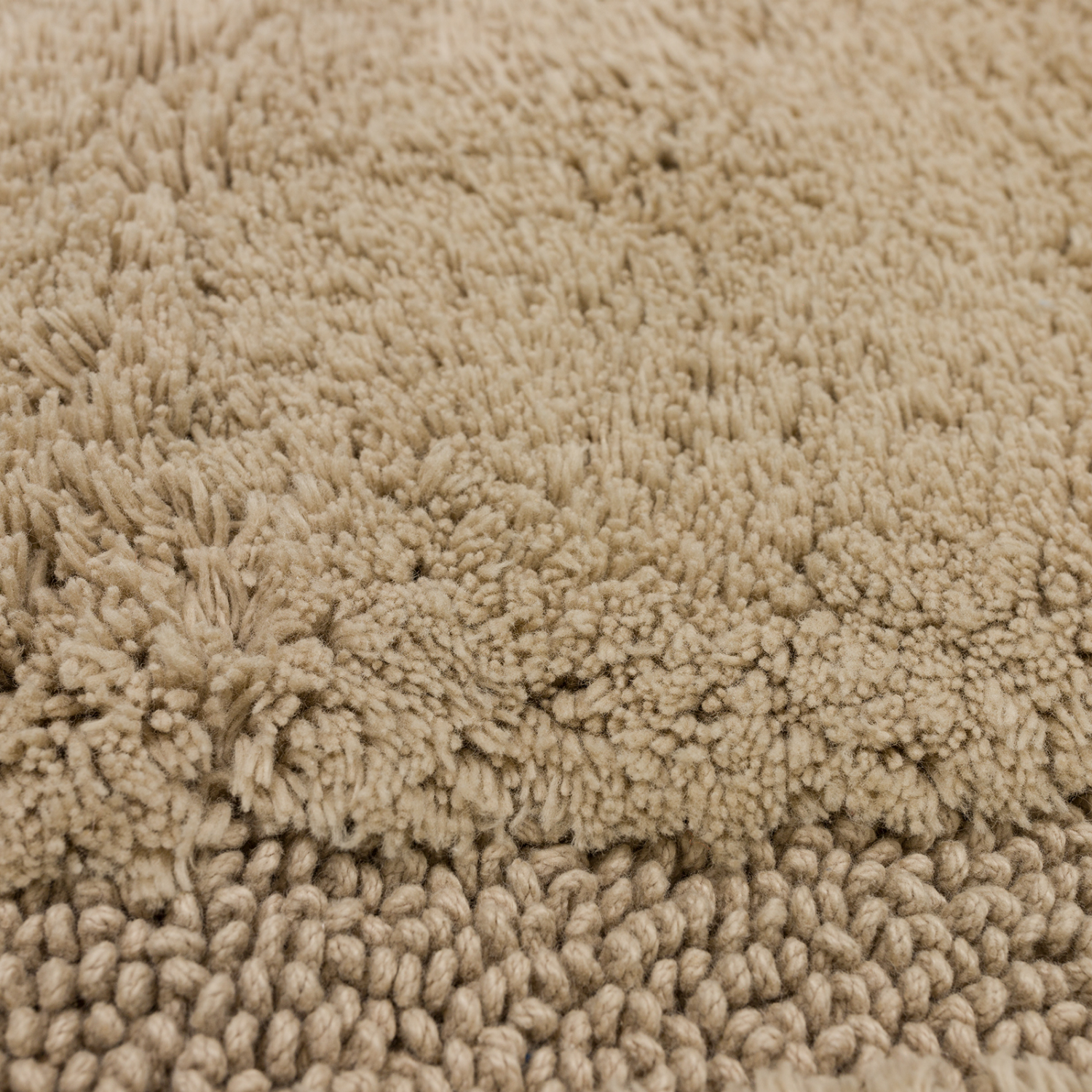 slide 3 of 3, Room & Retreat Cotton Border Bath Mat Taupe 20" x 34", 1 ct