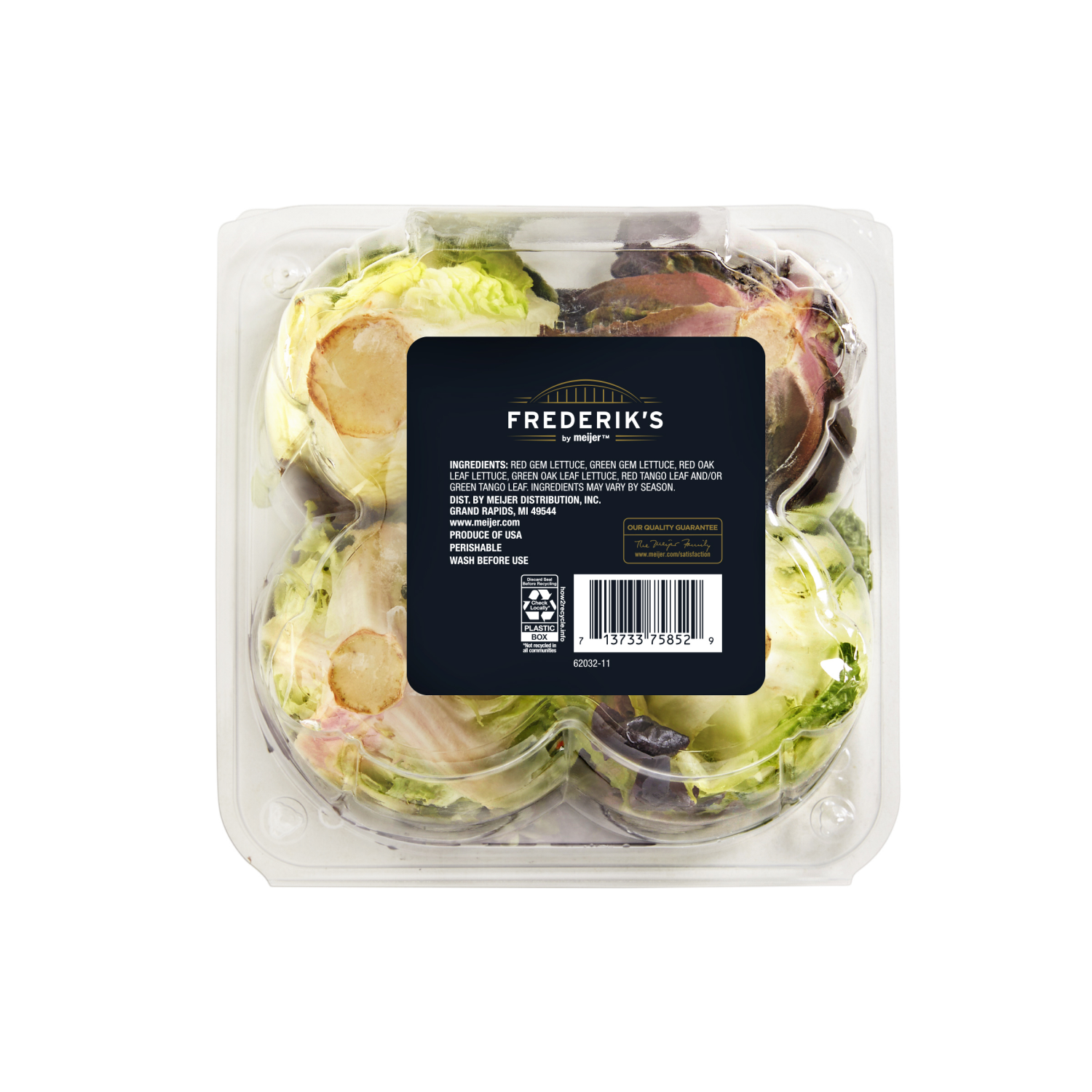 slide 3 of 7, Frederiks By Meijer Artisan Lettuce Heads, 4 ct, 4 ct