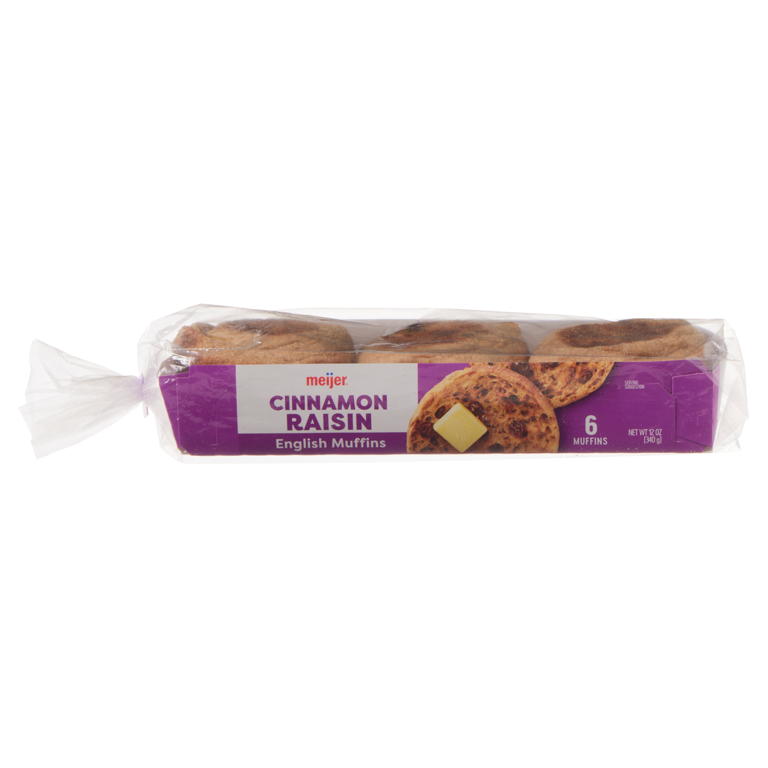 slide 3 of 4, Meijer Cinnamon Raisin English Muffins, 6 ct
