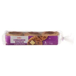 Meijer Cinnamon Raisin English Muffins, 6 Count