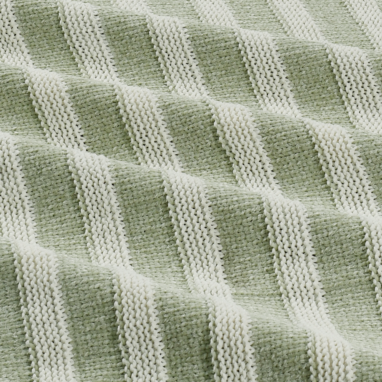 slide 3 of 3, Room & Retreat Chenille Stripe Throw 50 in x 70 in, 1 ct