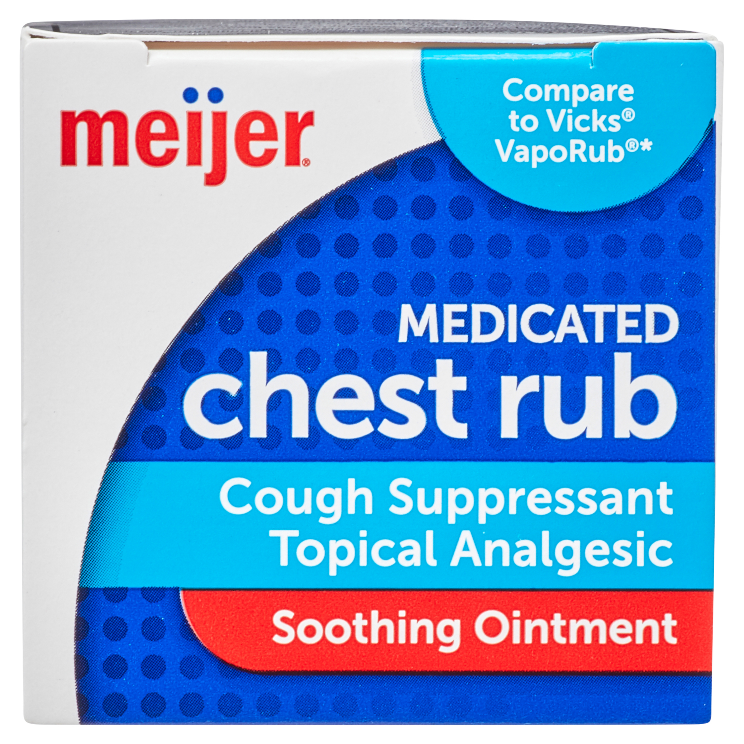 slide 5 of 5, Meijer Medicated Chest Rub, 3.53 oz