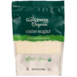 True Goodness Cane Sugar, 2 lb, organic