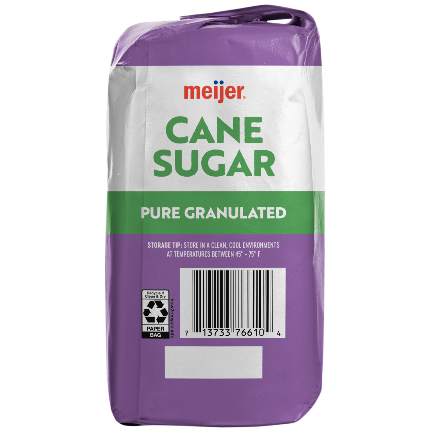 slide 3 of 5, Meijer Cane Sugar, 4 LB, 4 lb