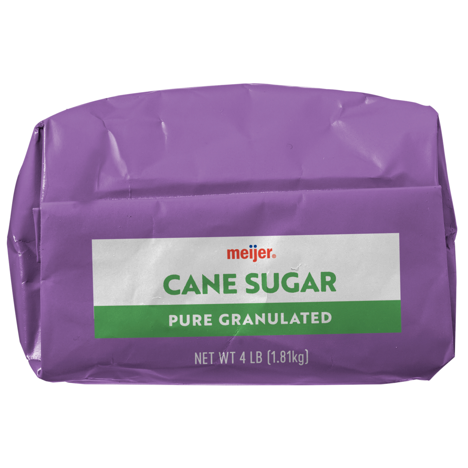 slide 5 of 5, Meijer Cane Sugar, 4 LB, 4 lb