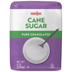 Meijer Cane Sugar, 4 LB
