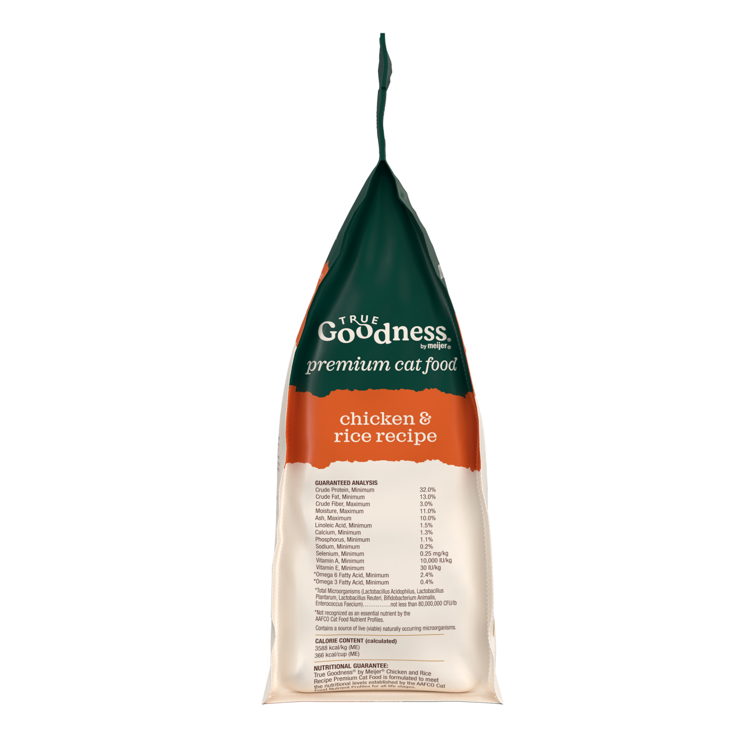 slide 3 of 4, True Goodness Chicken and Rice Dry Cat Food 3 lb, 3 lb