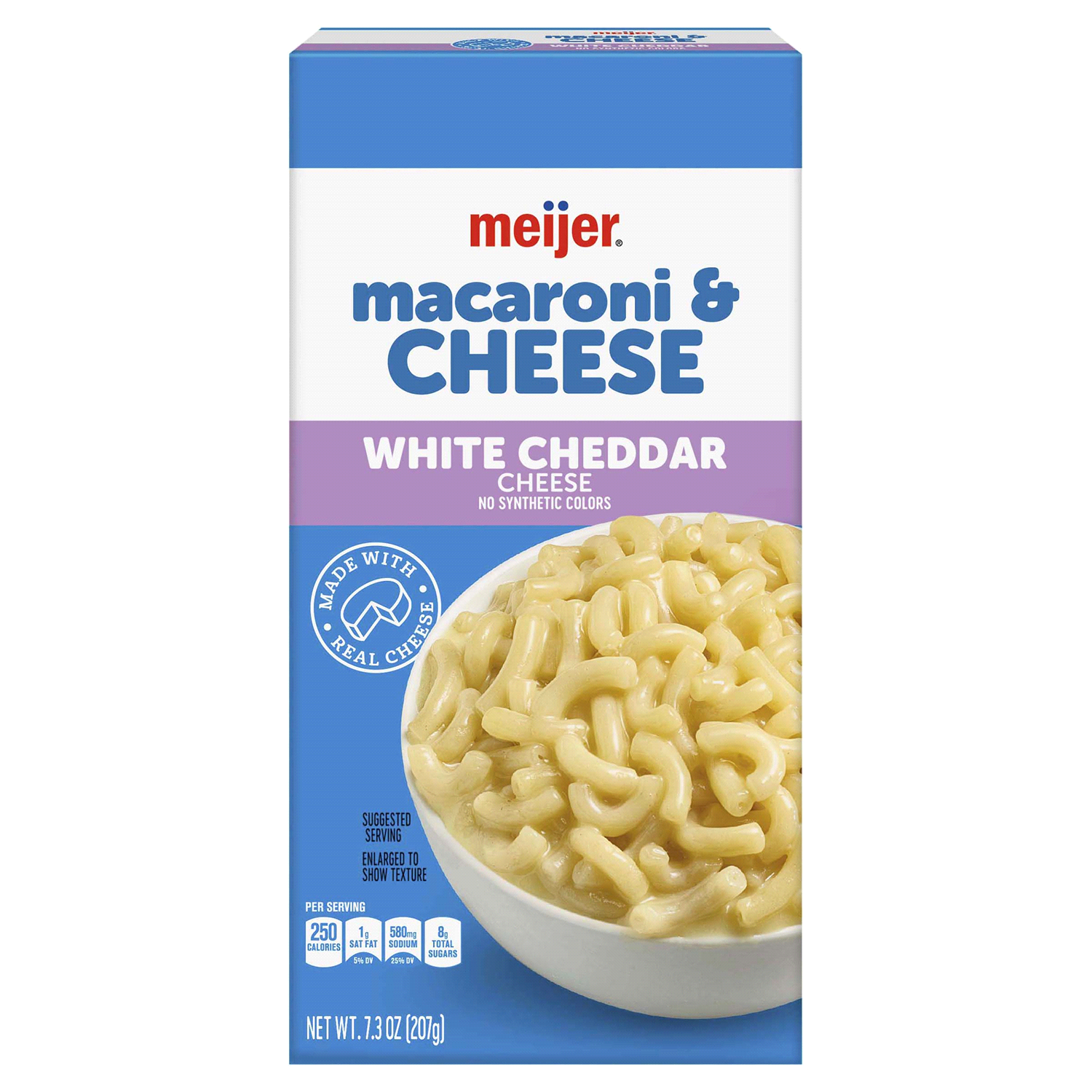 slide 1 of 4, Meijer White Cheddar Mac & Cheese, 7.3 oz