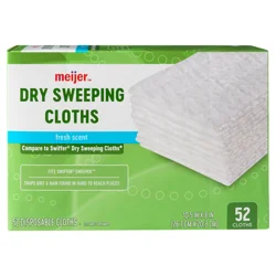 Meijer Dry Sweeping Cloths, 52 Ct