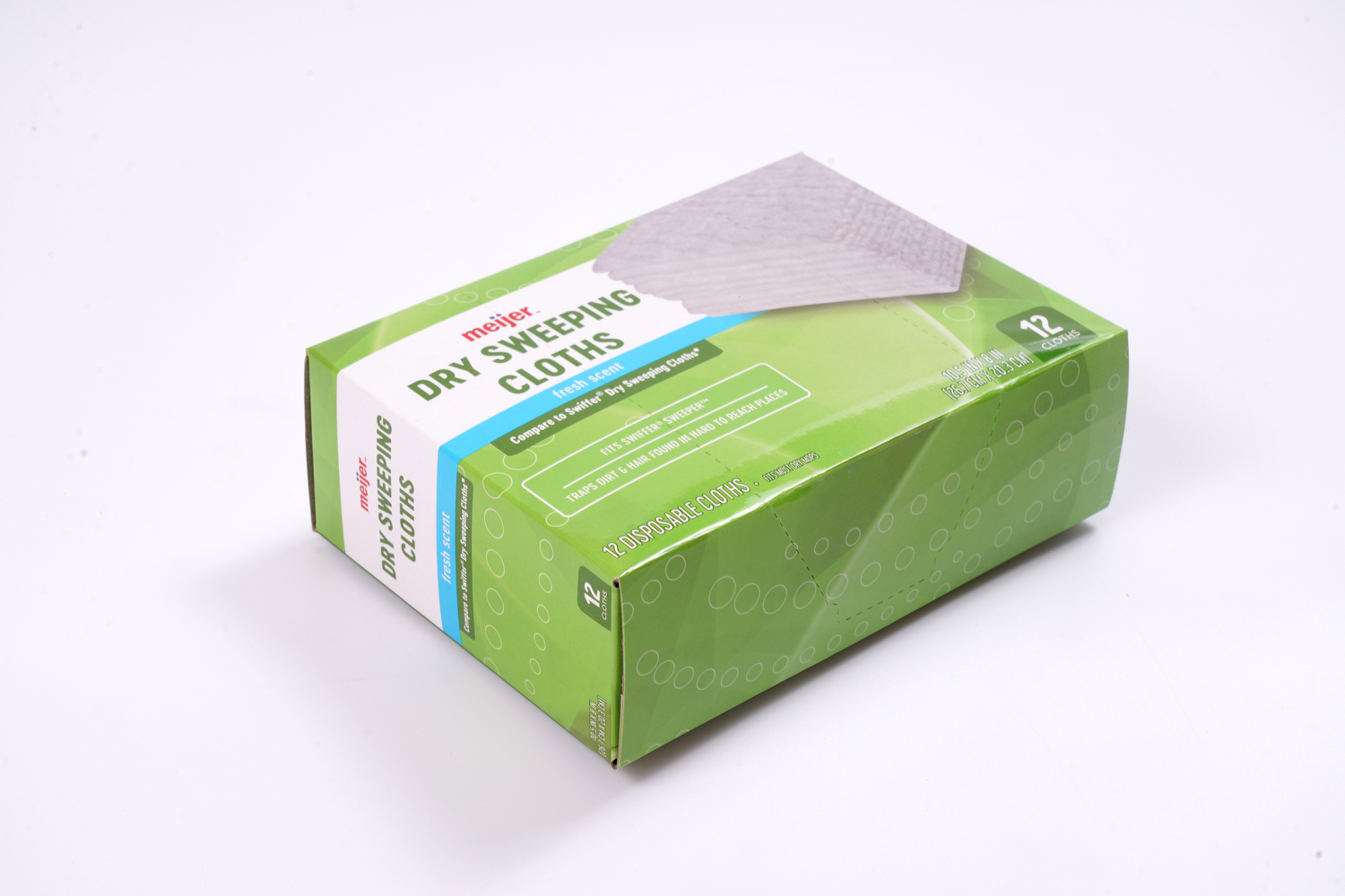 slide 5 of 6, MEIJER DRY SWEEPING CLOTHS 12CT, 12 ct