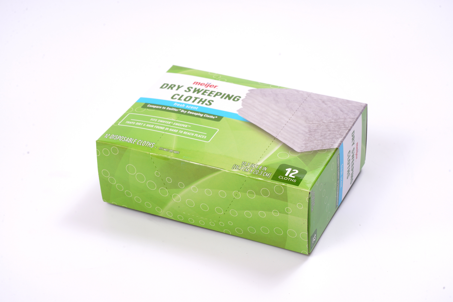 slide 6 of 6, MEIJER DRY SWEEPING CLOTHS 12CT, 12 ct