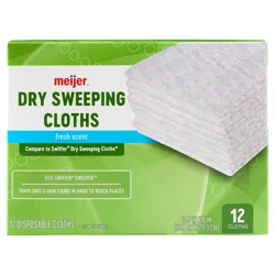 Meijer Dry Sweeping Cloths 12ct